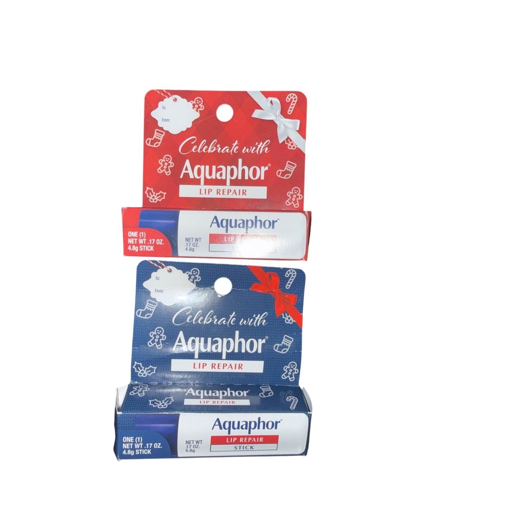 Aquaphor Lip Repair Stick Holiday Gift Set 2 Pk  0.17oz Each New